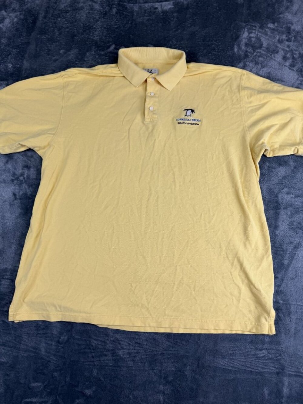Gear For Sports Mens Norwegian Dream South America Yellow Polo Shirt XXL